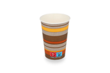 Coffee Cup Carton 180cc 7.5oz Ø70 mm striped - 2.500 pcs