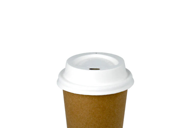 Coffee Cup Lids Sugarcane Ø73 mm - 1.000 pcs