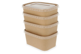 Cardboard container 121x41x173 mm 500ml Kraft - 300 pcs