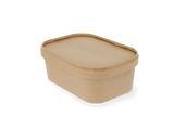 Container lid 500-650-750-1000ml Kraft - 300 pcs