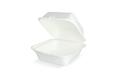 Hamburger Box Sugarcane 153x80x153 mm 
