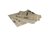 Hamburger Wrapping paper greaseproof 330x300 mm FSC®Mix newspaper Brown - 2.000 pcs
