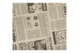 Hamburger Wrapping paper greaseproof 330x380 mm FSC®Mix newspaper Brown - 2.000 pcs