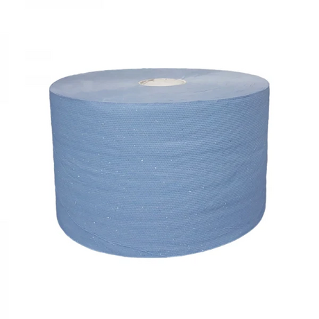 Industry udder paper heavy 220 mm x 360m 3 ply blue 
