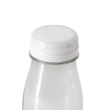 rPET bottles 250 ml clear/white lid - 285 pcs