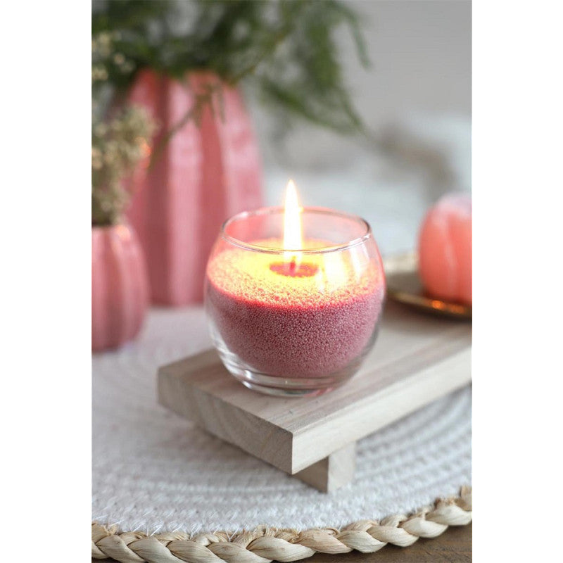 Pearlsand Candle 400gr Pink - 6 pcs