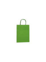 Paper Carry Bags Green 180+80x220mm - 50 pcs