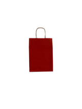 Paper Carry Bags Dk Red 220+100x310mm - 50 pcs