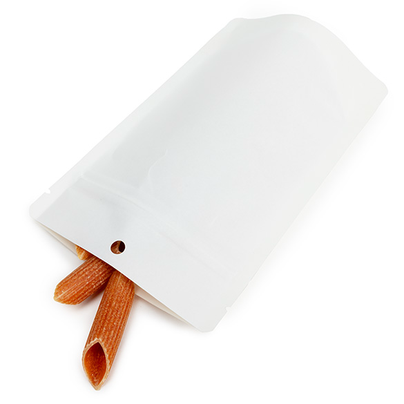 White Home Compostable Stand Up Pouch 10x6x15cm - 100 pcs