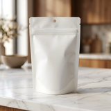 White Home Compostable Stand Up Pouch 10x6x15cm - 100 pcs