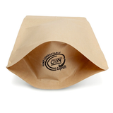 Kraft Home Compostable Stand Up Pouch 15x9x23cm - 100 pcs
