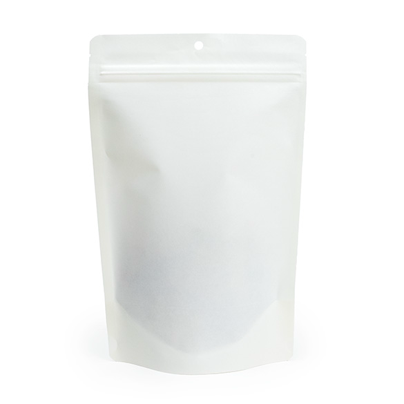 White Home Compostable Stand Up Pouch 15x9x23cm