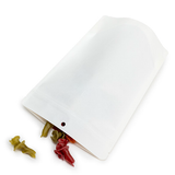 White Home Compostable Stand Up Pouch 15x9x23cm - 100 pcs