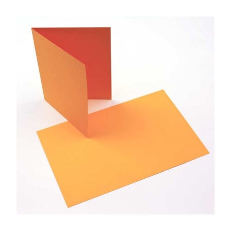 Folded Card Gold 124x178mm 