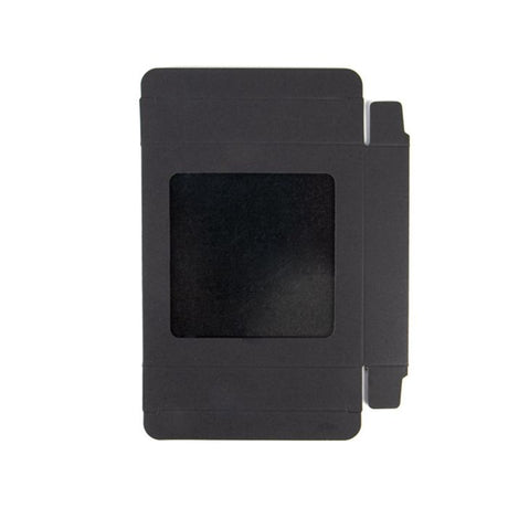 Black Gift Boxes Window Box w/ attached window 105 x22x105 mm 