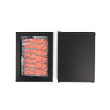 Black Gift Boxes Window Box w/ attached window 102 x21x138 mm - 25 pieces