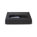 Black Gift Boxes Window Box w/ attached window 70x21x103 mm - 25 pieces