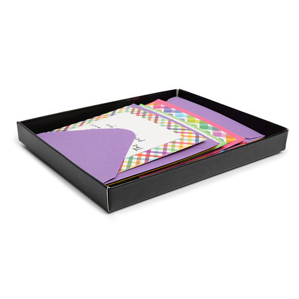 Kraft Gift Boxes Matt Black 114x16x152mm -25 pieces