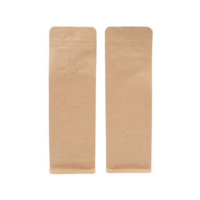 Blockbottom Coffee Bag Kraft 79x60x260mm - 50 pcs