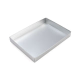 Paper Box Bottom Matte Silver 137x25x191mm 