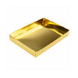 Paper Box Bottom Shimmer Gold 137x25x191mm 