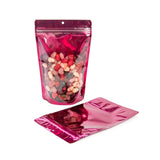 Bright Fuchsia Stand Up Pouch with Hang Hole (100 Pieces) [ZBGB7FS]