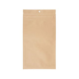 Grip Seal Bags w/ Child Resistant Zipper Kraft 127 x208 mm 