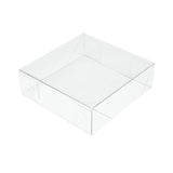 Lid Foldable and crystal Clear 81x25x84mm - 25 pcs