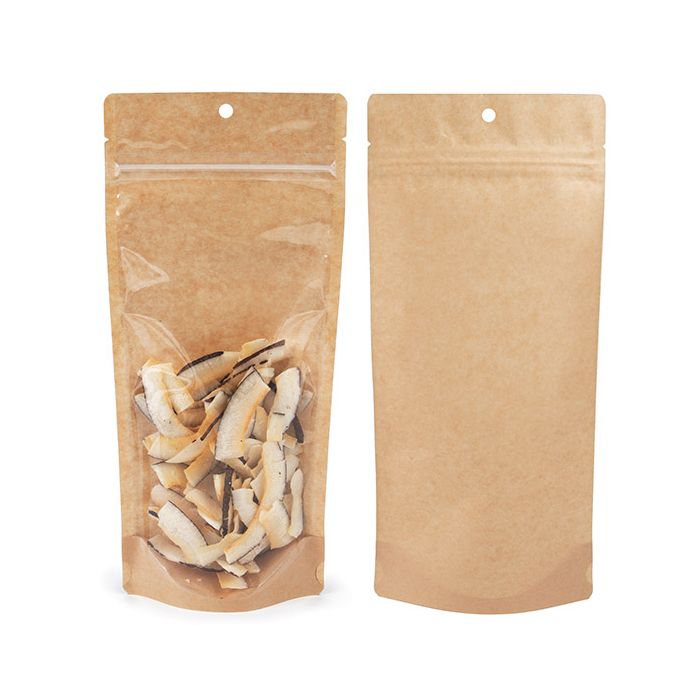 Kraft Stand Up Pouch 108x60x238 - 100 pieces