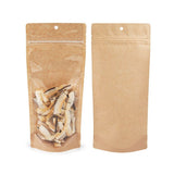 Kraft Stand Up Pouch 108x60x238 - 100 pieces