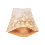 Kraft Stand Up Pouch 140 x 60 x 381 mm - 100 pieces