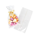 Eco-friendly Home Compostable Clear Flat Crinkle Bag 178 x356 mm - 100 pieces