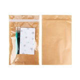 Eco-Friendly Grip Seal Bags Kraft 152 x235 mm - 100 pieces