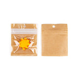Eco-Friendly Grip Seal Bags Kraft 51x51 mm - 100 pieces