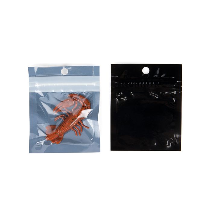 Eco-Friendly Grip Seal Bags Black 51x51 mm - 100 pieces