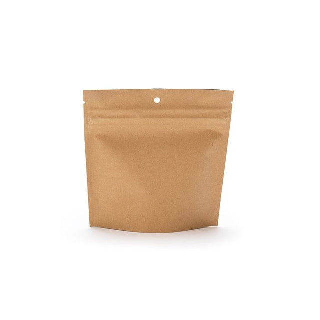 Child Resistant Pouch Bags Kraft 152x64x152mm 