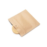 Child Resistant Pouch Bags Kraft 152x64x152mm -100 pcs