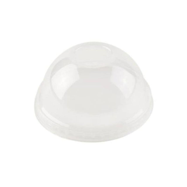 Dome lid PLA Ø 96 mm Straw hole (1000 pieces) [GB