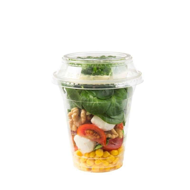 Combi lids PLA Ø 96 mm Closed (1000 pieces) [GB-DCD00054]