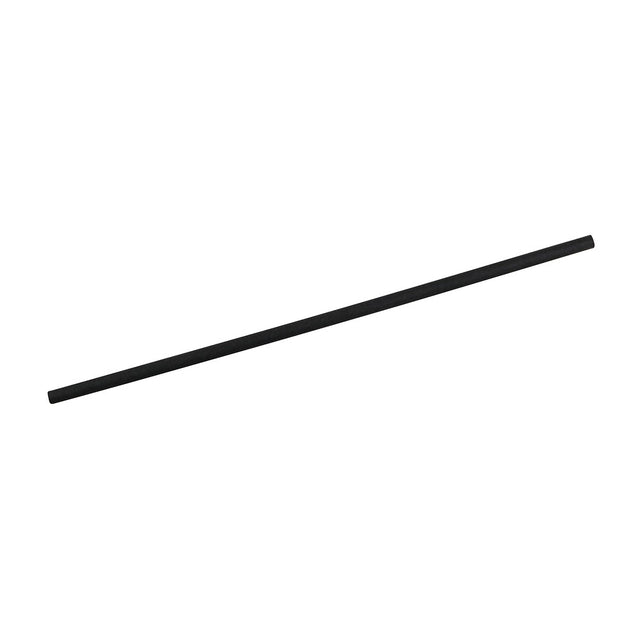 Drinking Straws Paper 20 cm, Ø 0.5 cm Black vertically rolled (5000 pieces) [GB