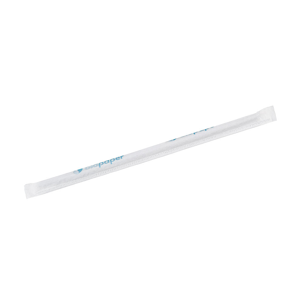 Flexible Straws Paper 22 cm, Ø 0.5 cm Black individually packaged (5250 pieces) [GB-DCD00458]
