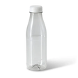 rPET bottles 500 ml clear/white lid