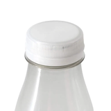 rPET bottles 500 ml clear/white lid - 198 pcs
