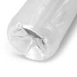 rPET bottles 500 ml clear/white lid - 198 pcs