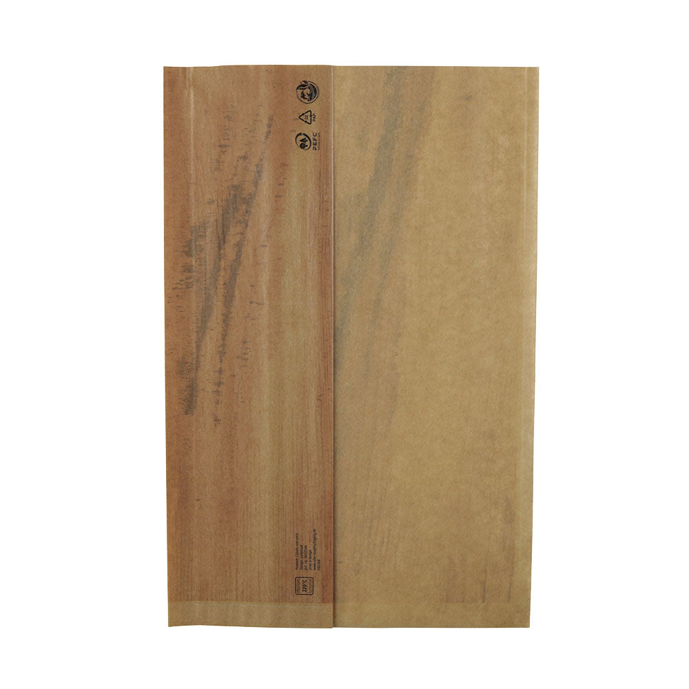 Burrito bag 195x300 mm, Kraft look - 500 pcs