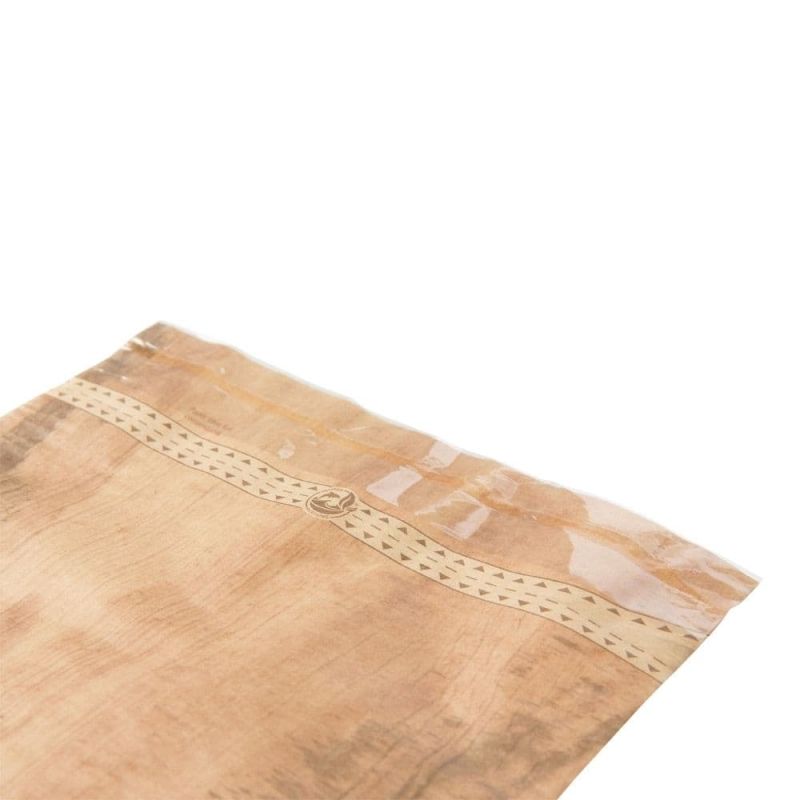 Snack bag Paper/organic film, 17.5x20 cm palm leaf look (500 pieces) [GB-DFC00512]