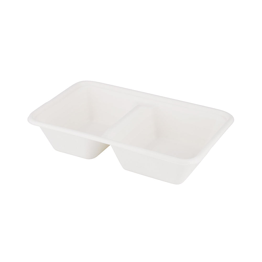 Menu bowl Sugar cane 1000 ml, 23x14.5x5 cm (500 pieces) [GB-DFC01296]
