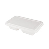 Menu bowl Sugar cane 1000 ml, 23x14.5x5 cm (500 pieces) [GB-DFC01296]