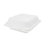 Bowl with lid Sugarcane 22x18.5x7 cm (200 pieces) [GB-DFC01316]