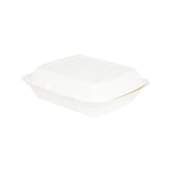 Bowl with lid Sugarcane 25x20x7.5 cm (200 pieces) [GB-DFC01328]